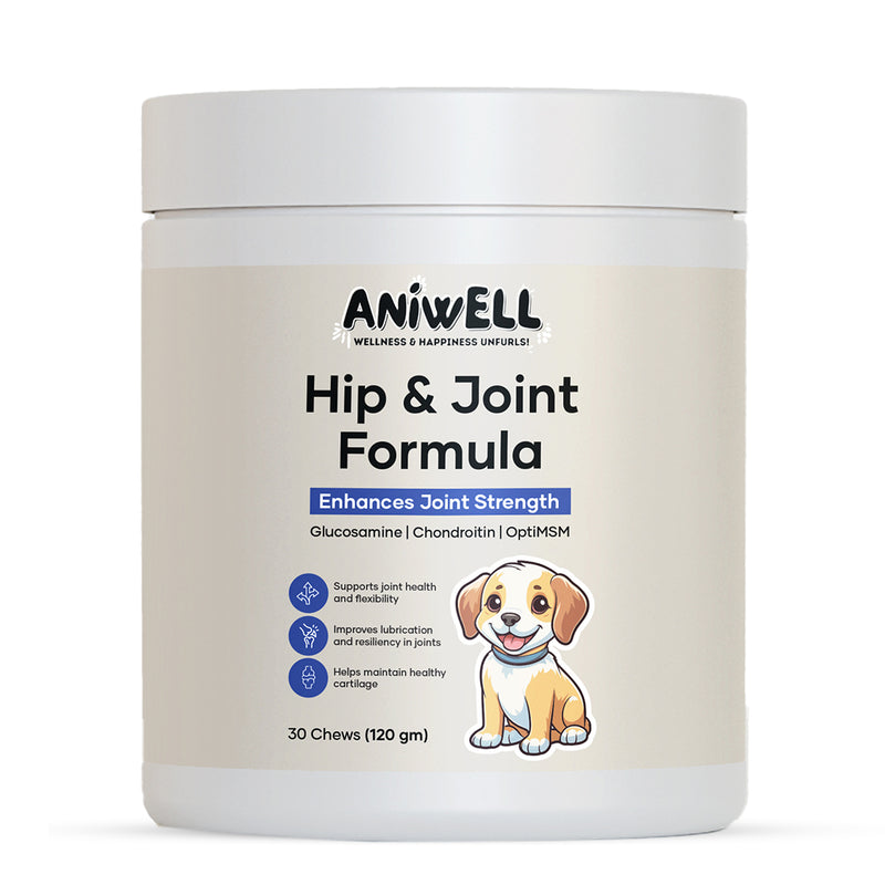 Aniwell Hip & Joint Formula: Powered by Green Lipped Mussel, Glucosamine