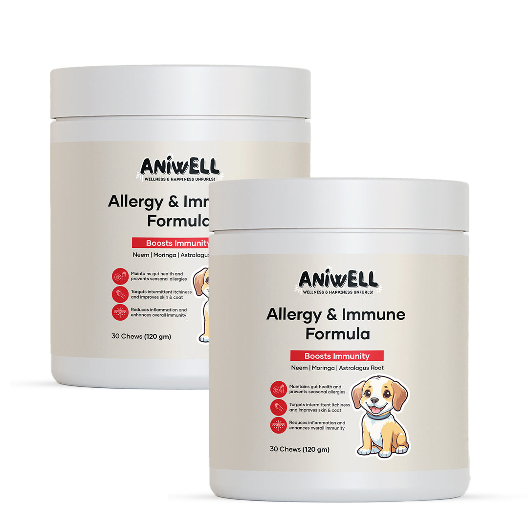 Aniwell Allergy & Immune Formula: Powered by Neem, Moringa, Turmeric