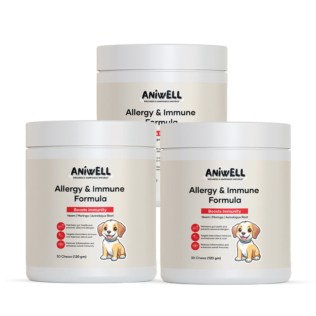 Aniwell Allergy & Immune Formula: Powered by Neem, Moringa, Turmeric