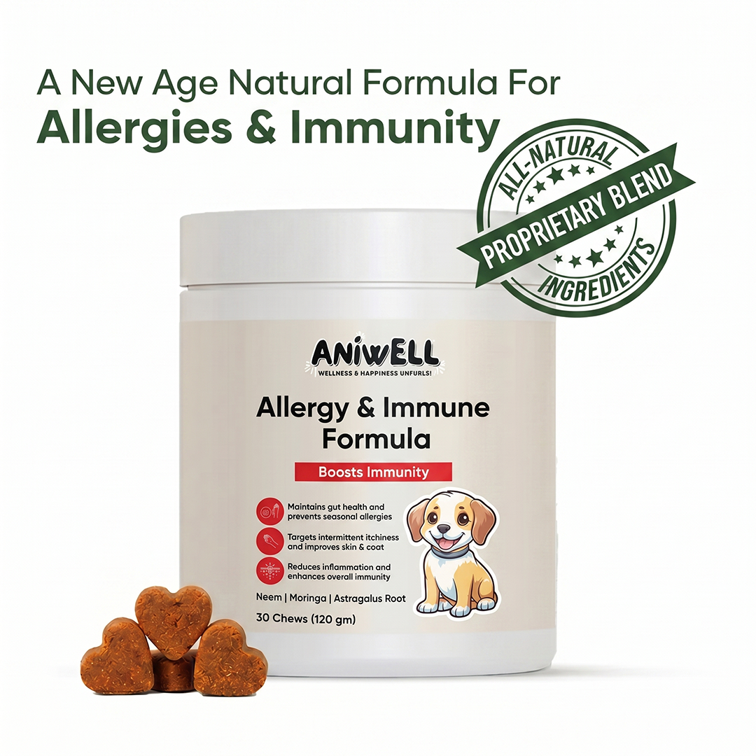 Aniwell Allergy & Immune Formula: Powered by Neem, Moringa, Turmeric
