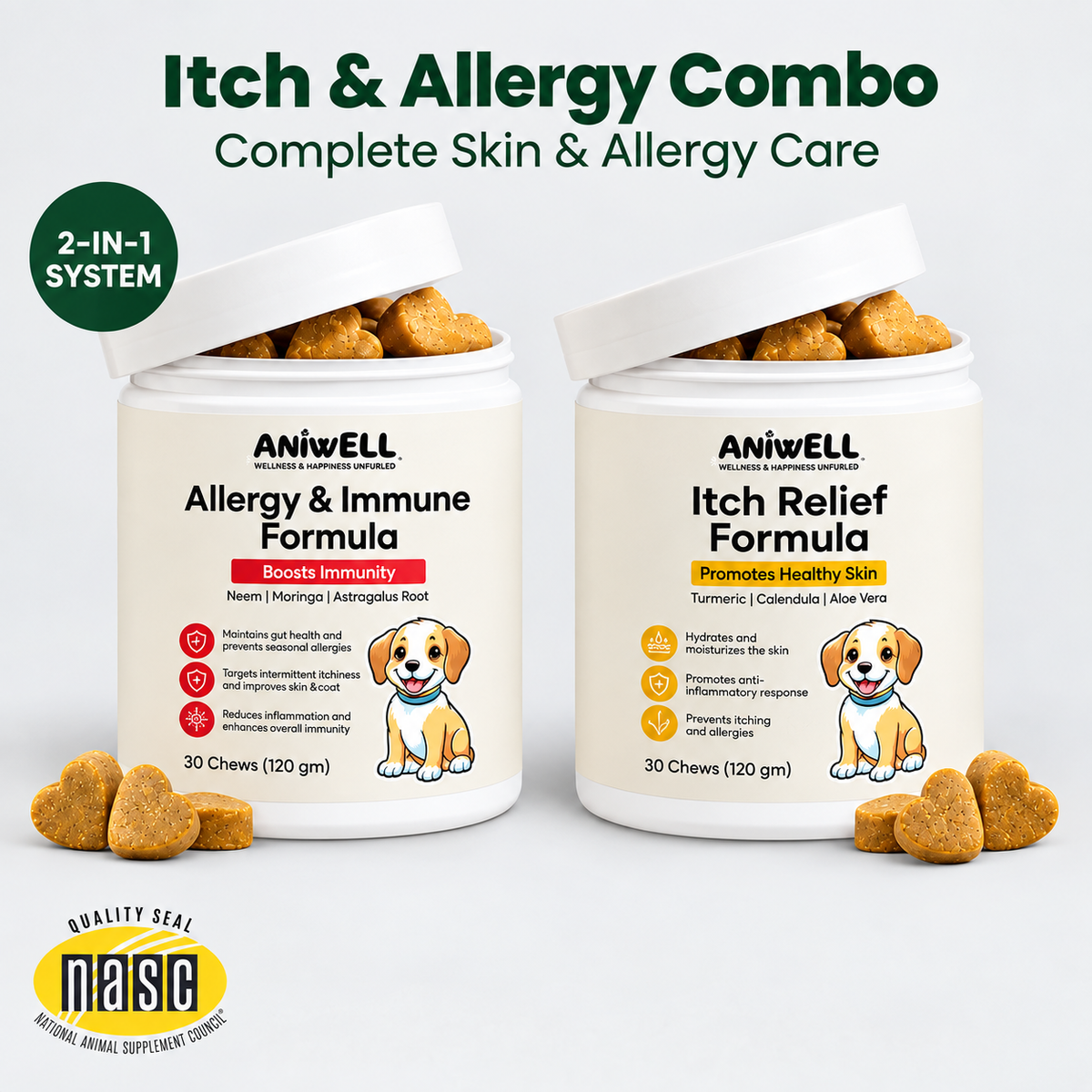 Aniwell Itch & Allergy Combo for Dogs