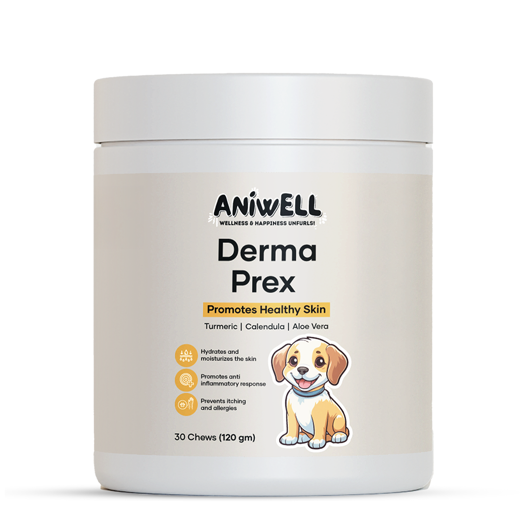 Aniwell DermaPrex: A New Age Natural Formula For Itching, Bald Spots, Inflammation, Paw Licking, & Allergy