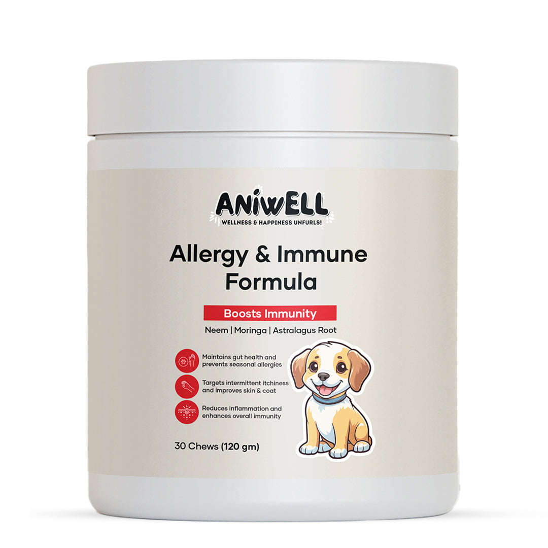 Aniwell Allergy & Immune Formula: Powered by Neem, Moringa, Turmeric