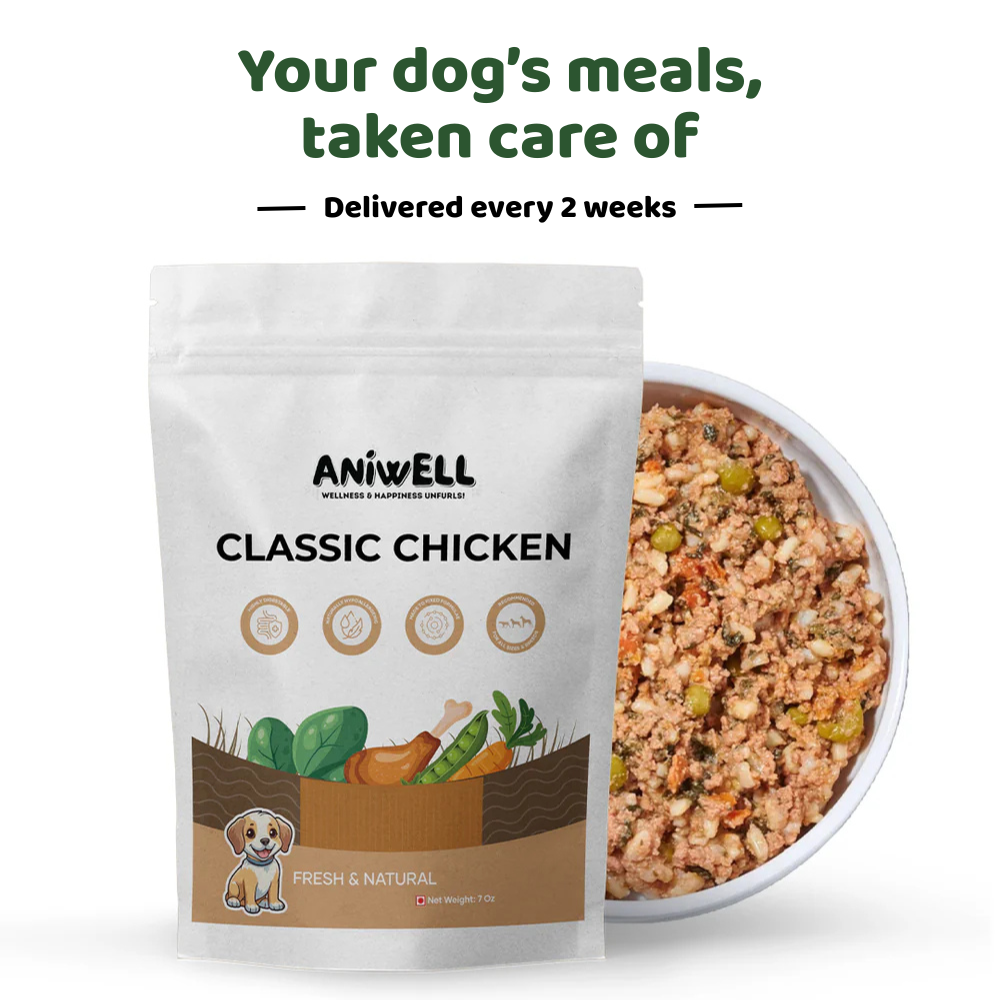 Aniwell Fresh Food with Real Meat, Veggies & Natural Herbs