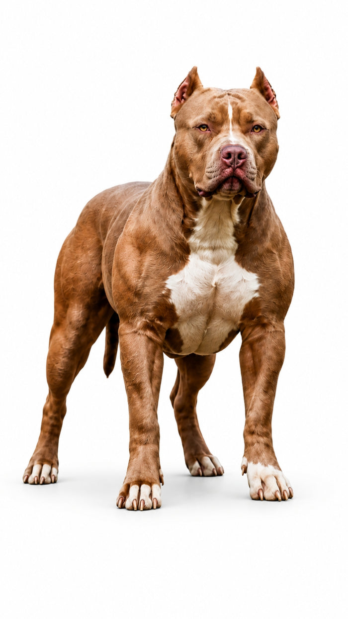 Same dog's muscle tone after the routine