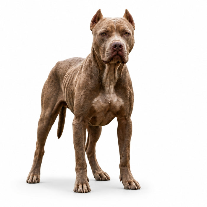 Dog's muscle tone before starting the routine