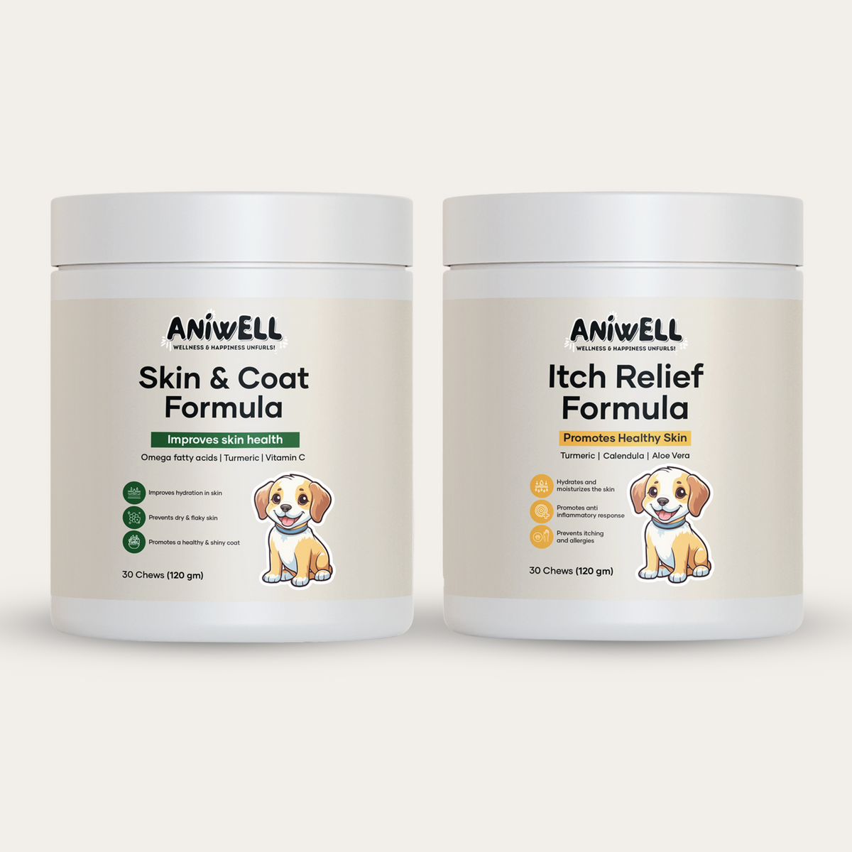 The Ultimate Skin & Coat Solution: Itch Relief Formula & Healthy Skin and Coat Chews